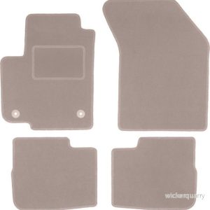 Beige velours vloermatten voor: Audi A3 8L hatchback (1996-2001)