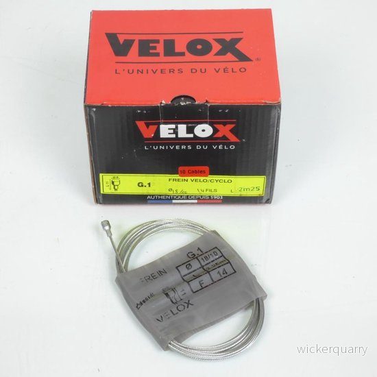 10 câble de frein VELOX pour mobylette MBK 50 51 Ø1.8×2.25m Tete poire 6×11 Neuf 10 câble de frein VELOX pour mobylette MBK 50 51 Ø1.8×2.25m Tete poire 6×11 Neuf