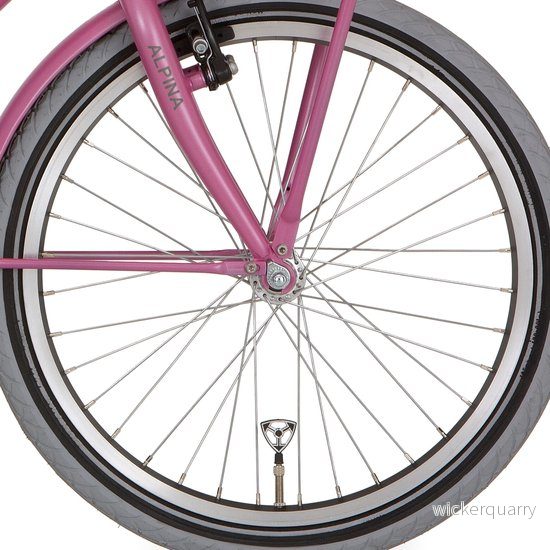 Alpina Roue avant 22 HLQ-10A-1 SPK zinc noir Alpina Roue avant 22 HLQ-10A-1 SPK zinc noir