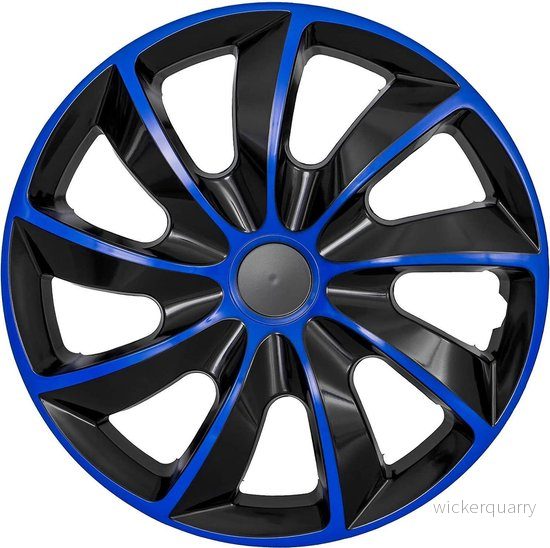 16″ NRM QUAD BICOLORE BLEU NOIR / COUVRE-ROUES 16″ NRM QUAD BICOLORE BLEU NOIR / COUVRE-ROUES