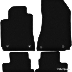 Tapis BASIC en velours noir pour : Alfa Romeo Brera coupé (2005-2010)