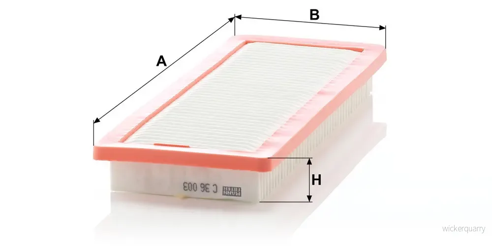Filtre à air MANN-FILTER C 36 003
